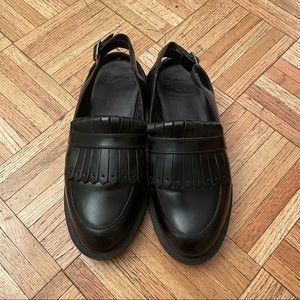 Dr Martens Black Valentine Slingback size 6